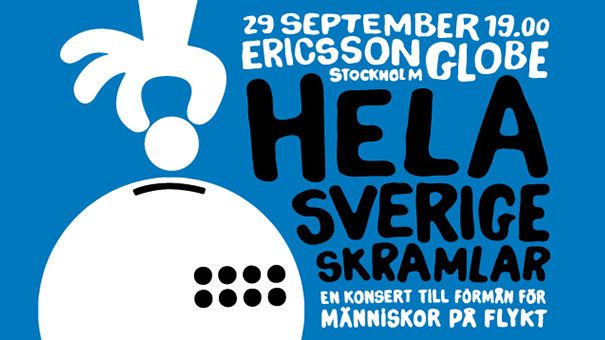 Sverige gör sig redo att skramla för människor på flykt