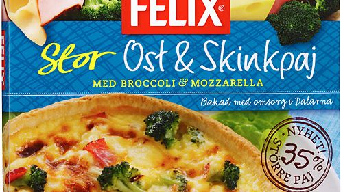 Felix Ost- och skinkpaj (Stor)
