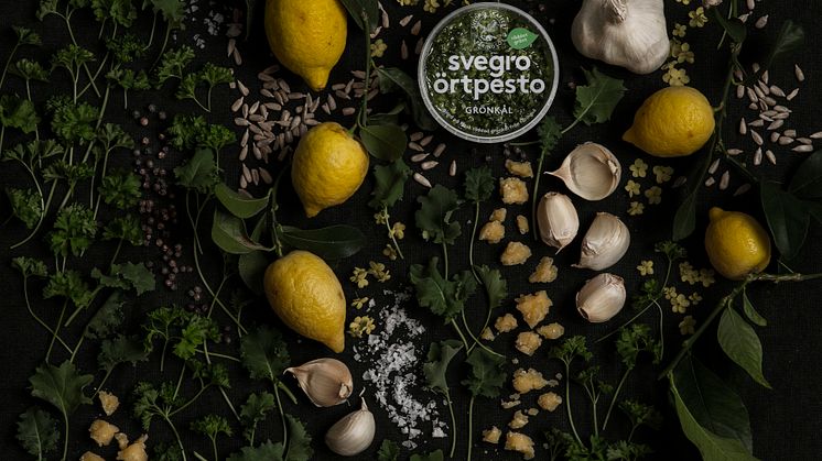 Örtpesto Grönkål miljöbild