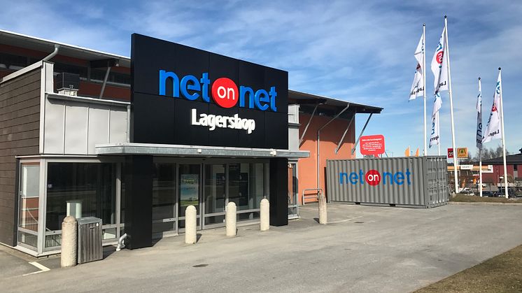 Entré till nya Lagershopen i Haninge