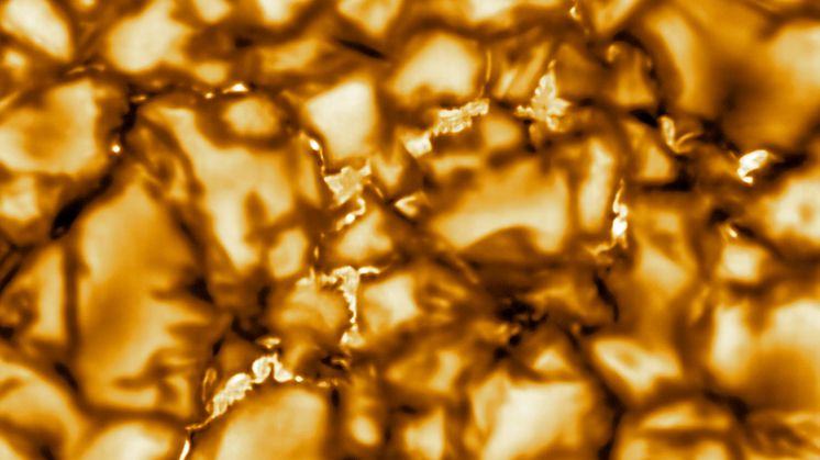 The surface of the Sun, as revealed by the Inouye Solar Telescope. Credit: NSO/Aura/NSF