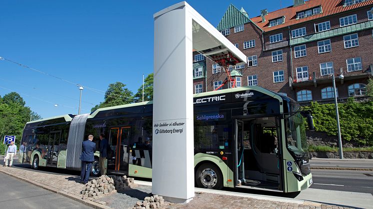 De nya elbussarna på linje 16 i Göteborg är ett exempel på hur Göteborg Energi jobbar med hållbara transporter.