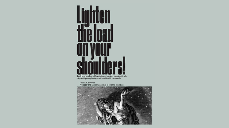 Hälsosamt leverne utan krav: Professor Nyströms råd för en bättre livsstil i "﻿Lighten the load on your shoulders!"