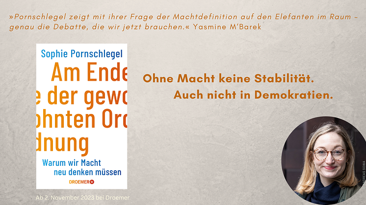 Wieso tut sich  Deutschland so schwer, über Macht zu sprechen? Sophie Pornschlegel über die Zukunft der Demokratie