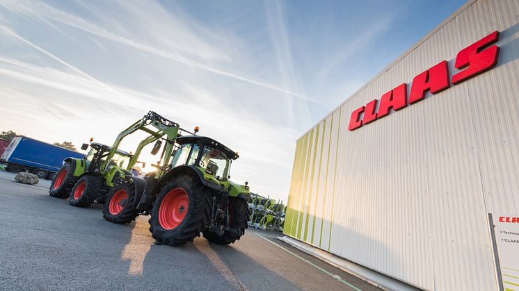 CLAAS traktorfabrik i Le Mans