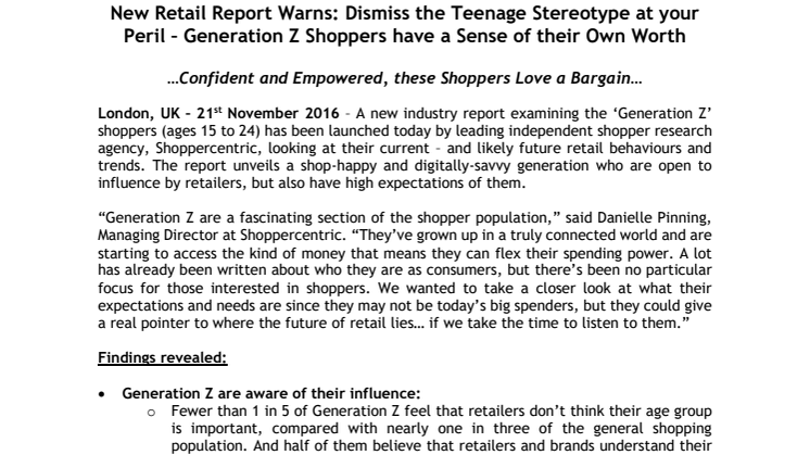 WindowOn...Spotlight on Generation Z