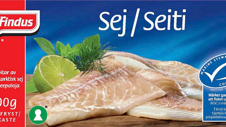 Findus introducerar MSC/Miljömärkt sej på svenska marknaden
