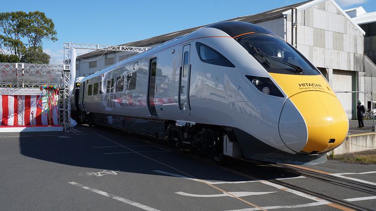 Hitachi Unveils Train for the UK Intercity Express Programme