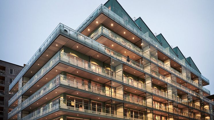 Brf Djurgårdsvyn, ritat av arkitekten Thomas Sandell.