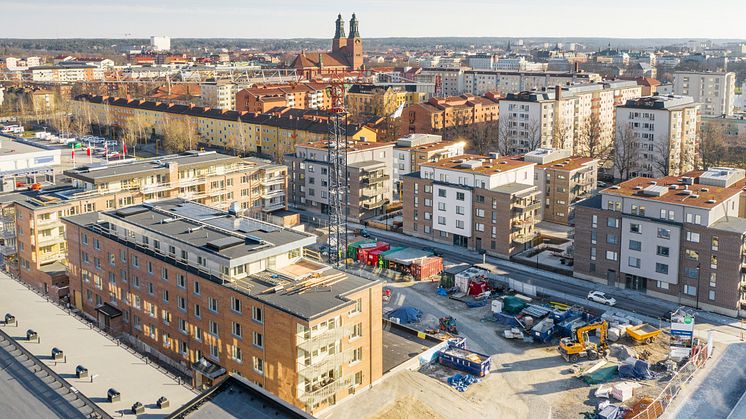 OBOS bygger 67 bostäder i Norra Munktellstaden. Foto: OBOS