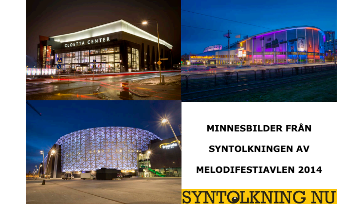 Minnesbilder från Melodifestivalen 2014