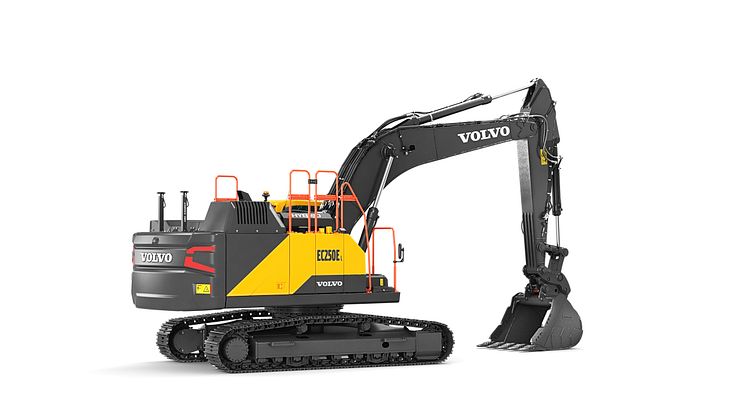 Volvo EC250E Hybrid - studiobild