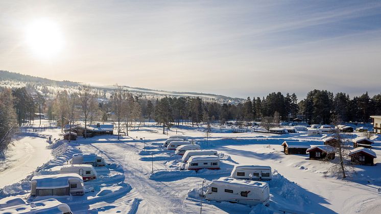 Fler använder sitt mobila hem även på vintern.