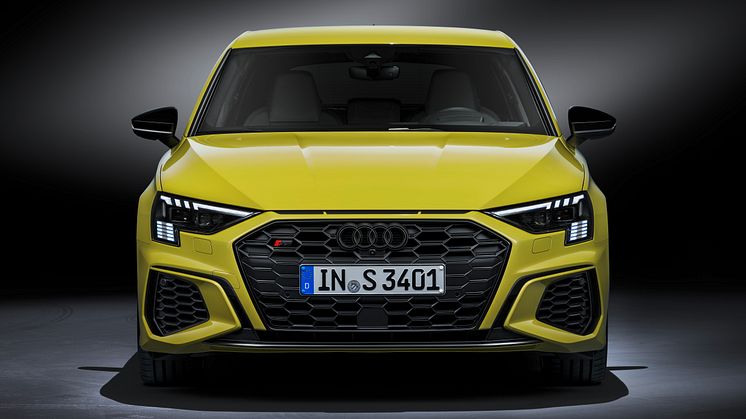 Audi S3 Sportback with Matrix LED headlights and digital daytime running lights