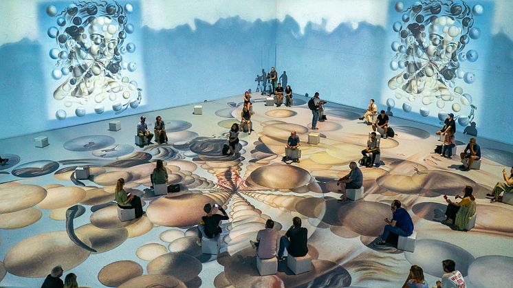 Dalí Cybernetics. Foto The Gala-Salvador Dalí Foundation og Layers of Reality