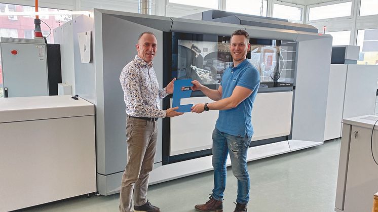 Etter at Printmedien Ennetsee AG fikk på plass en varioPRINT iX2100 har den tatt over offset-volumene.