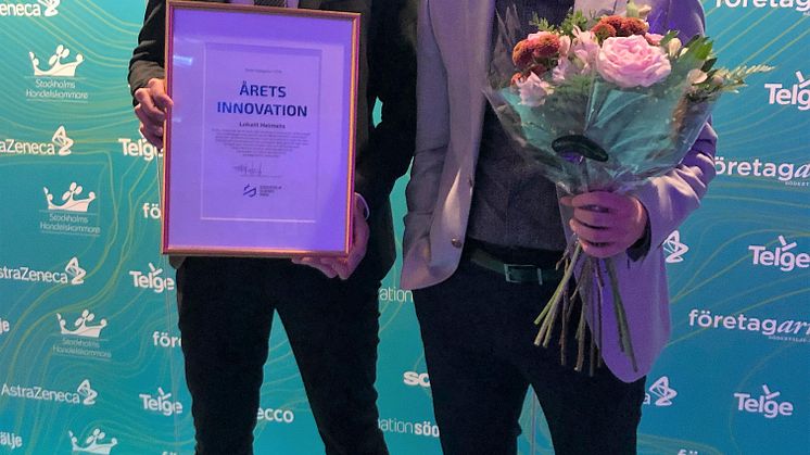 Ario Alipana och  Anton Wieselblad från Lokatt Helmets