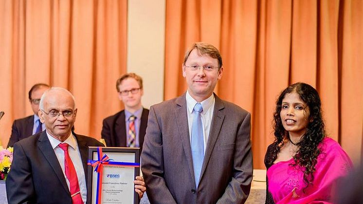 BMS and Northumbria University launch BSc (Hons) Biotechnology degree at The Kingsbury Hotel, Colombo