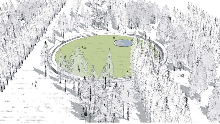 Millennieskogen - Himmelsrummet