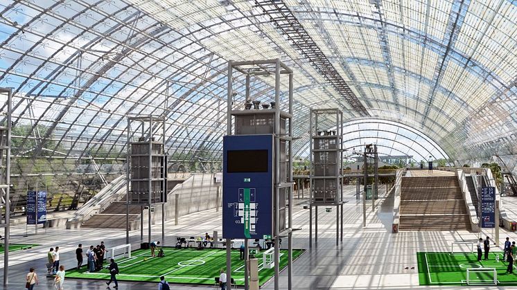 Der RoboCup 2016 in der Glashalle der Leipziger Messe