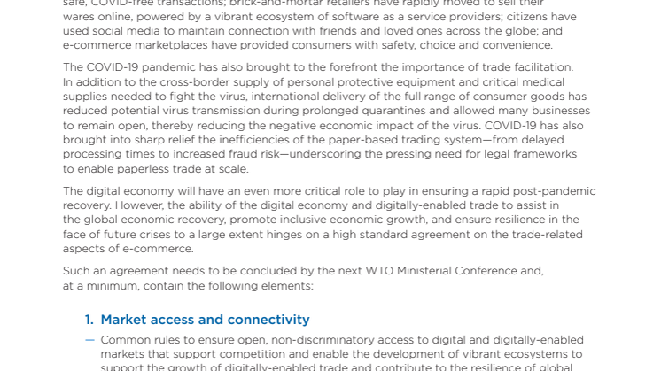 ICC: A High Standard Outcome to Power the Post-Covid Economy
