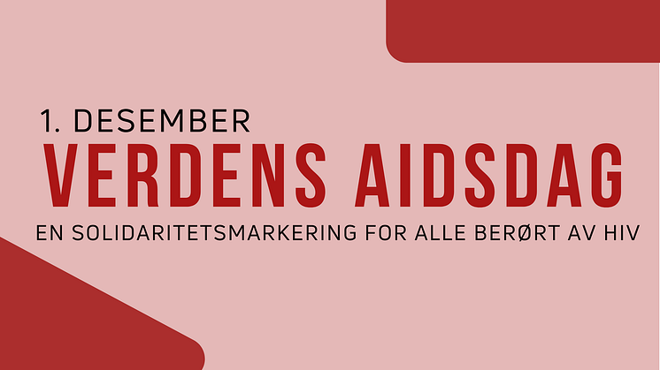 Markering av verdens aidsdag 1. desember