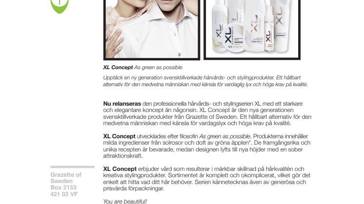 Pressrelease XL Concept