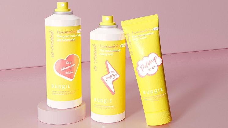 Budgie presenterar hårnyheter som blivit framtagna tillsammans med dig!