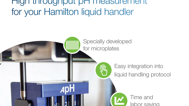 High throughput automatic pH measurement for your Hamilton liquid handler