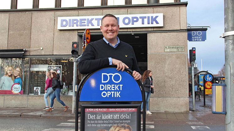 Robert Grundell har tagit över Direkt Optik i Gävle och Sundsvall.