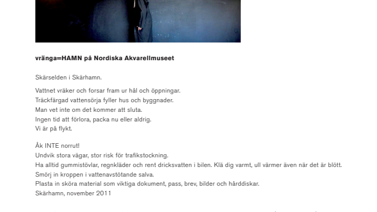 vränga=HAMN på Nordiska Akvarellmuseet