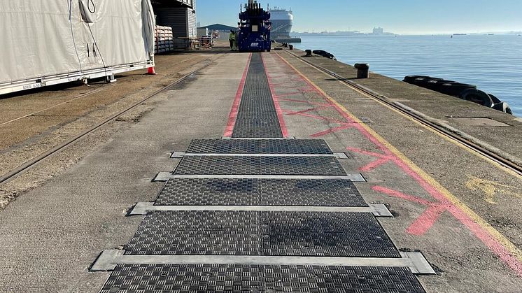 Fibrelite Trench Covers - Port Cruise Terminal