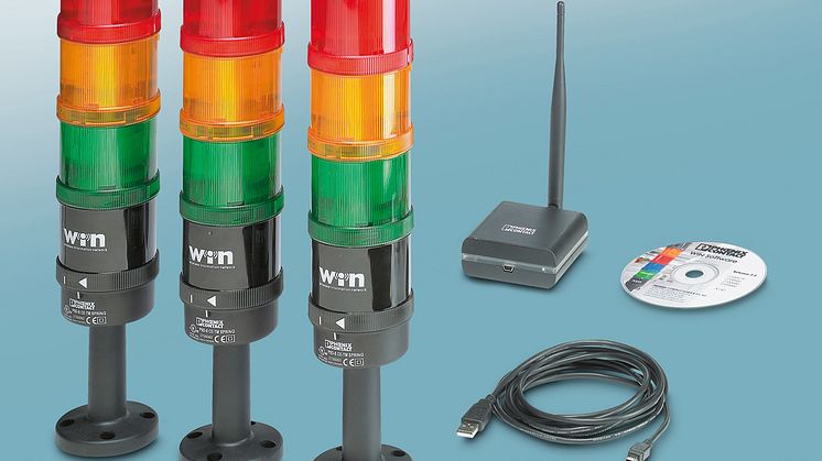 UL-listed signal column wireless system