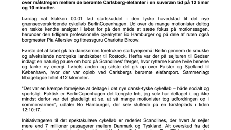 Cykelryttere trodsede weekendens tropevarme i grænseoverskridende løb