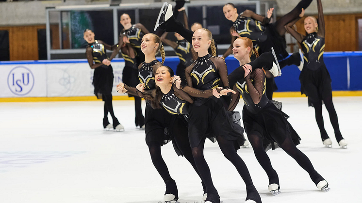 Svenska framgångar vid Junior-VM i synkroniserad konståkning: Sjunde plats och två platser till nästa års mästerskap