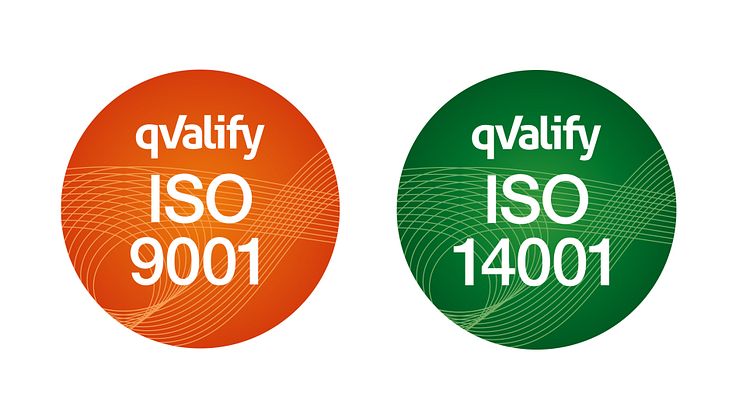 Tradebanco AB är nu kvalitets- och miljöcertifierade enligt ISO 9001 och 14001.