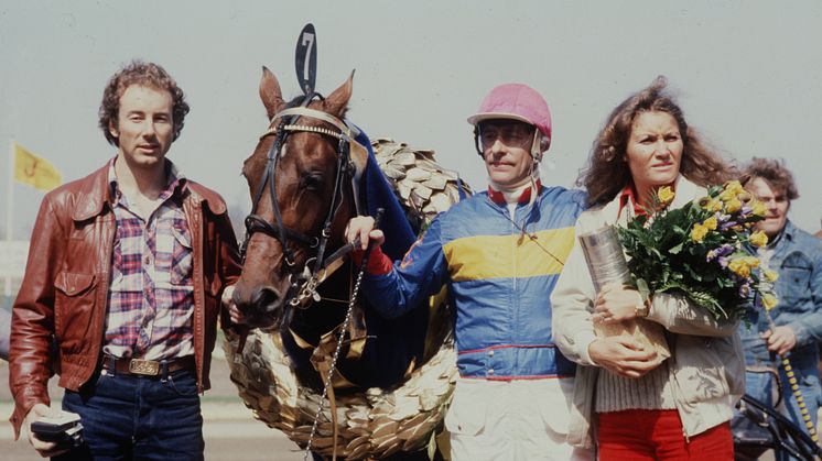 OLYMPIATRAVET 1979,SEGRARE PERSHING & BERNDT LINDSTEDT. INGEMAR STENMARK & LINDA HAGLUND PRISUTDELARE