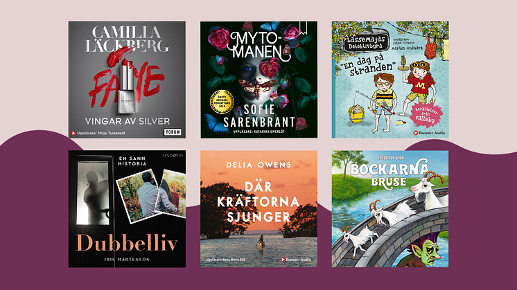 ”Vingar av silver” är årets mest lyssnade bok på Nextory