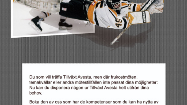 Blank kalender för Tillväxt Avesta vecka 41