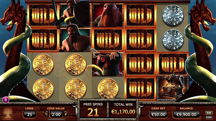 The Vikings are going wild at Yggdrasil