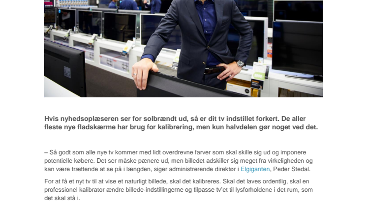 Sådan får du et bedre tv-billede