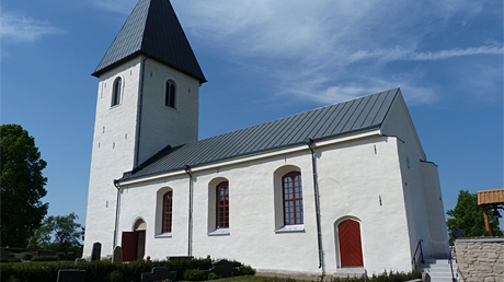 Nu står Älvestads kyrka klar