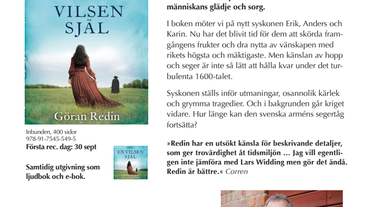 Storslaget romanepos om svenskt 1600-tal