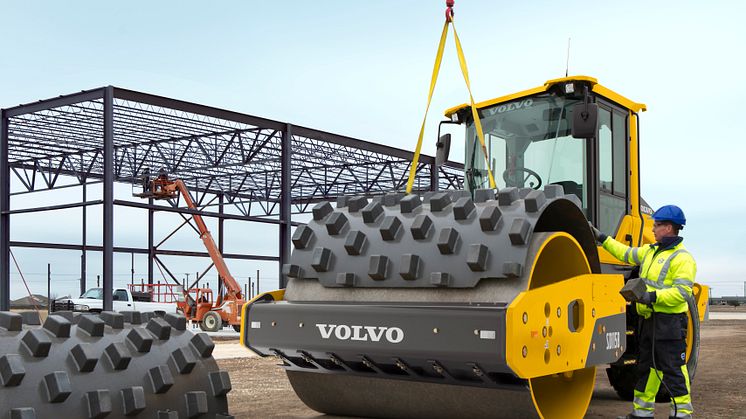 Volvo SD75B SD115B SD135B - flexibilitet genom montering av padfotskal