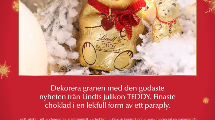 Nyhet! Lindt TEDDY Chocolate Umbrellas
