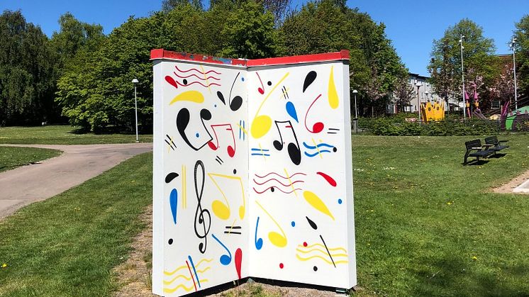 Konstplank , noter