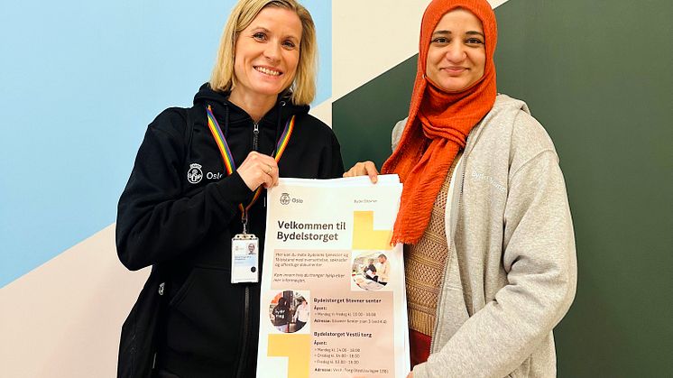 Bilde besøk oss på bydelstorget