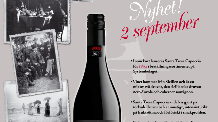 Santa Tresa Capoccia - nytt vin från Sicilien!