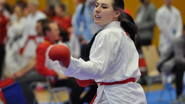 Studentin Viktoria Brumm tritt für die Universität Vechta bei der europäischen Karate- Hochschulmeisterschaft vom 19. bis zum 23. Juli 2023 in Zagreb an