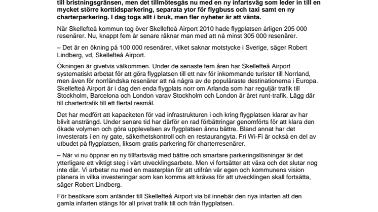 Rekordhögt resande kräver nya lösningar